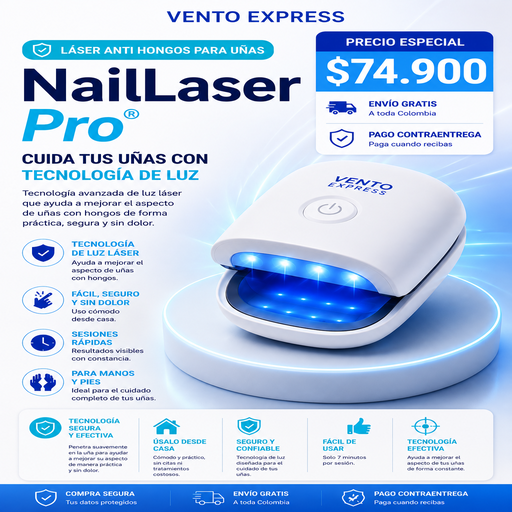 Láser Antihongos Para Uñas Con Luz LED
