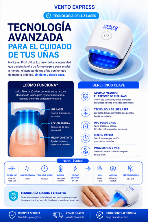 Información del Láser Anti-Hongos