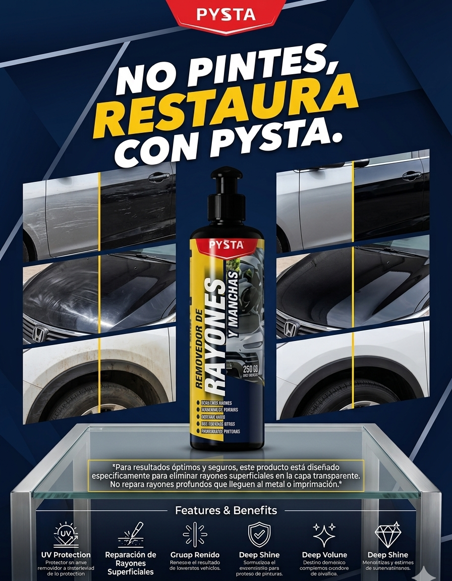 Removedor De Rayones Manchas pysta